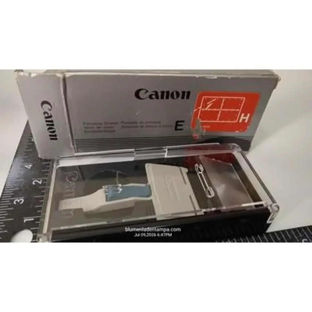Genuine Canon Focusing Screen E-H for EOS cameras.